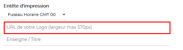 Print Header field