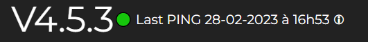 Machines console — Last PING