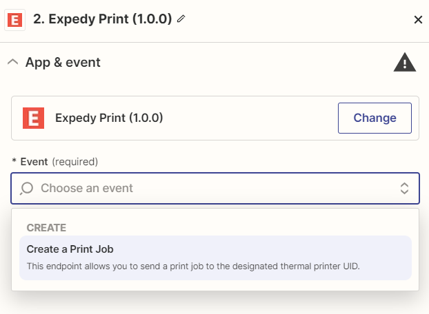 Create Print Job