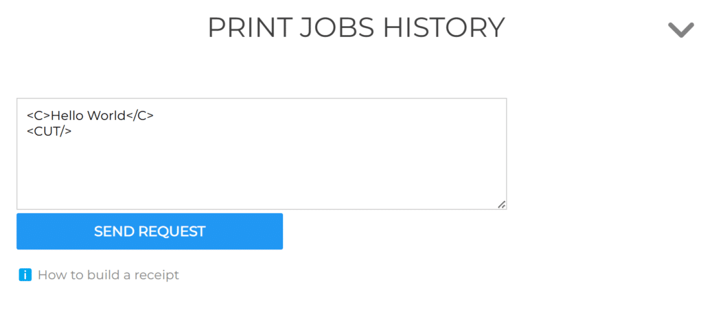 Print Jobs History