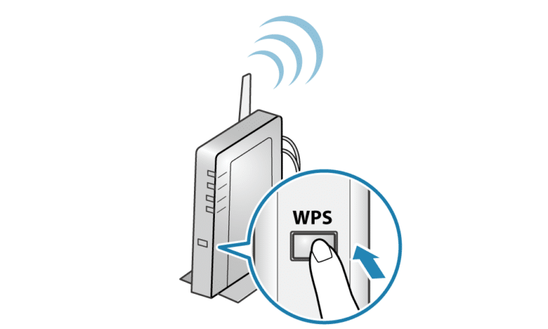 WPS menu on printer